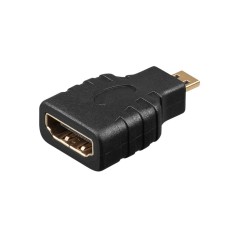Goobay Micro HDMI to HDMI Adapter - High-Quality, Durable & Reliable Connection - 4040849688423